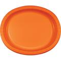 Hoffmaster 10 x 12 in. Oval Paper Platters, Orange, 96PK 433282
